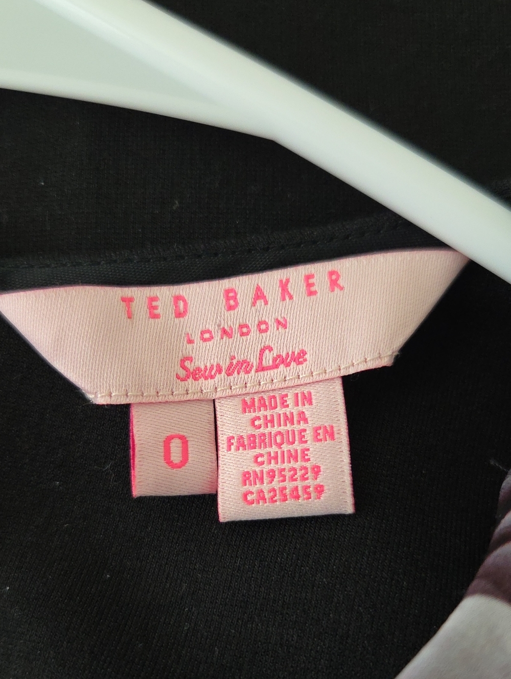 Ted Baker London Patra Rosette Floral Shift Dress in Blush and Purple Ombre - Picture 4 of 6